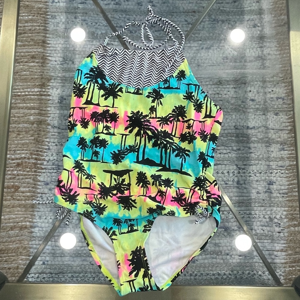Breaking Waves Kids Bathing Suit